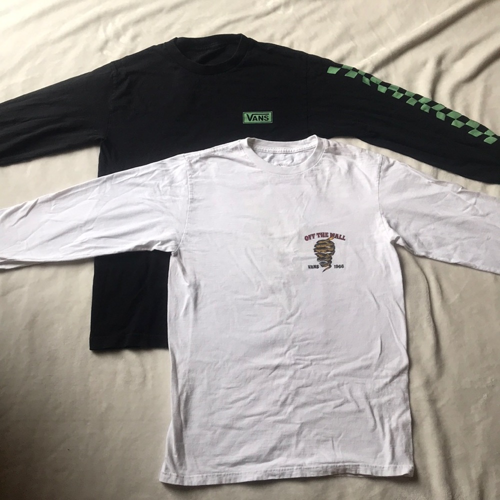TWO CLASSIC VANS LONG SLEEVE TEES